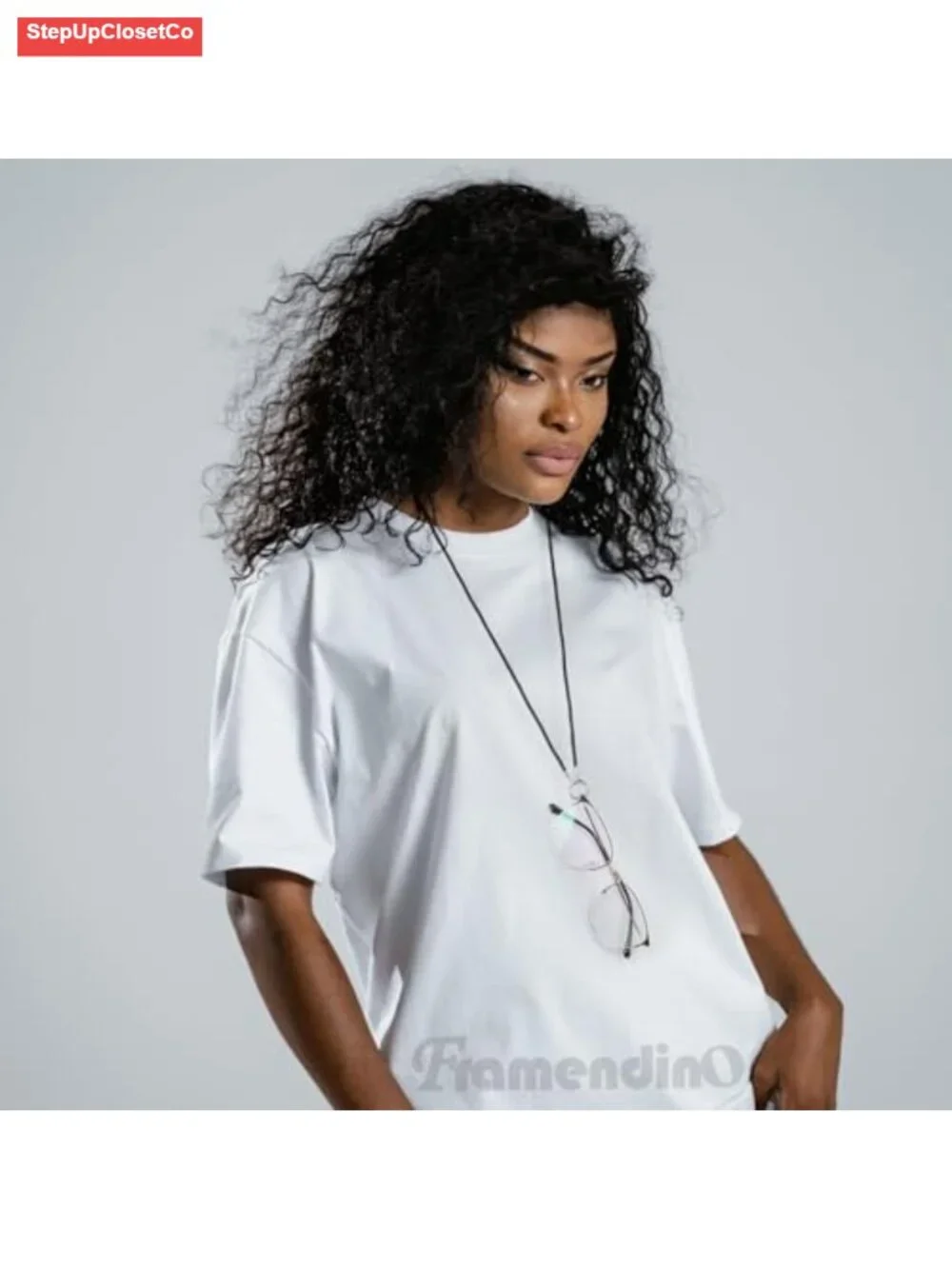 Eyeglass Holder Necklace Ring Glasses Strap Chain Stainless Steel Loop